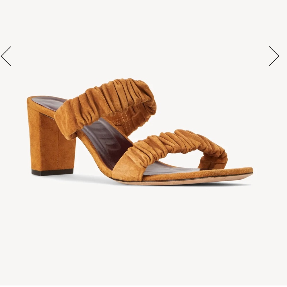 Staud Frankie Ruched Sandals